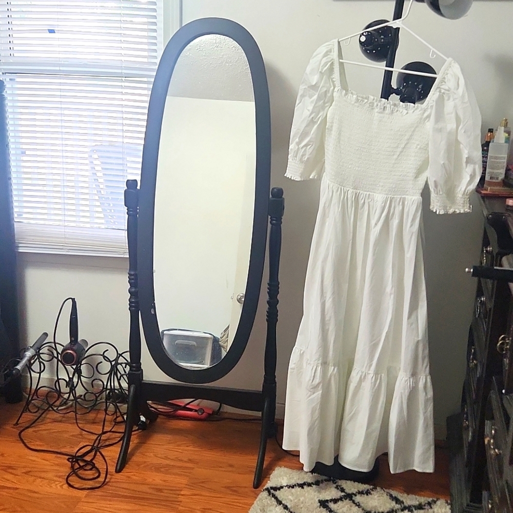 White long summer dress